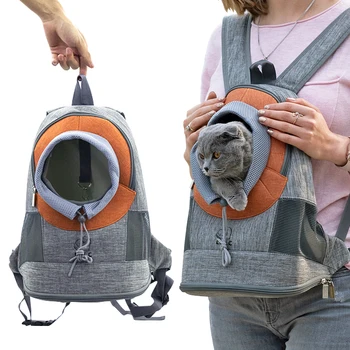 

Pet bag Shoulder Dog Cat Carrier Portable Pet Puppy Travel Backpack Dog Cat Front Breathable Mesh Carrying Bags Cat Chest bag
