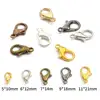 Mix Metal Lobster Clasps Hooks Bracelet Necklace 10 12 14 16 18 21mm  for Jewelry Making DIY Accessories ► Photo 2/6