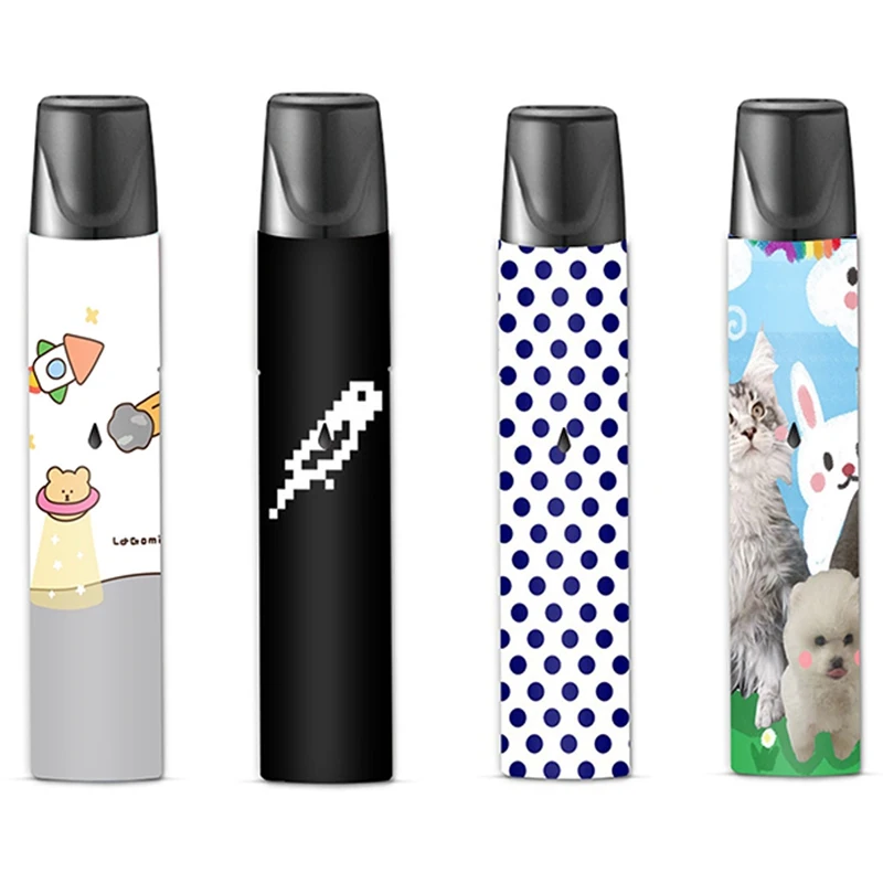 8 видов стилей облако с волнистым принтом наклейки Футляр для вейпа крышка