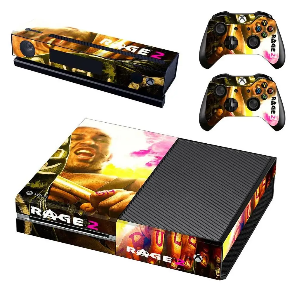 Стикеры s Rage 2 для xbox one виниловые наклейки для кожи Стикеры Adesivo для xbox one консоль Kinect два контроллера шкуры