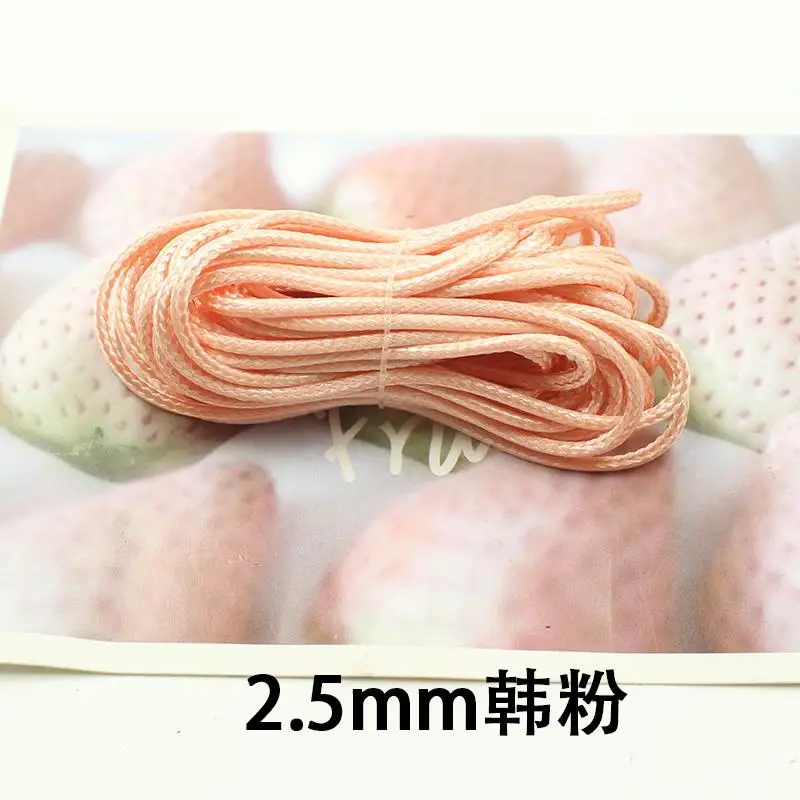 1M X DIY polyester wax rope necklace wax rope bracelet wax cord 2.5MM DIY Jewelry Accessories Accessories - Цвет: Han powder