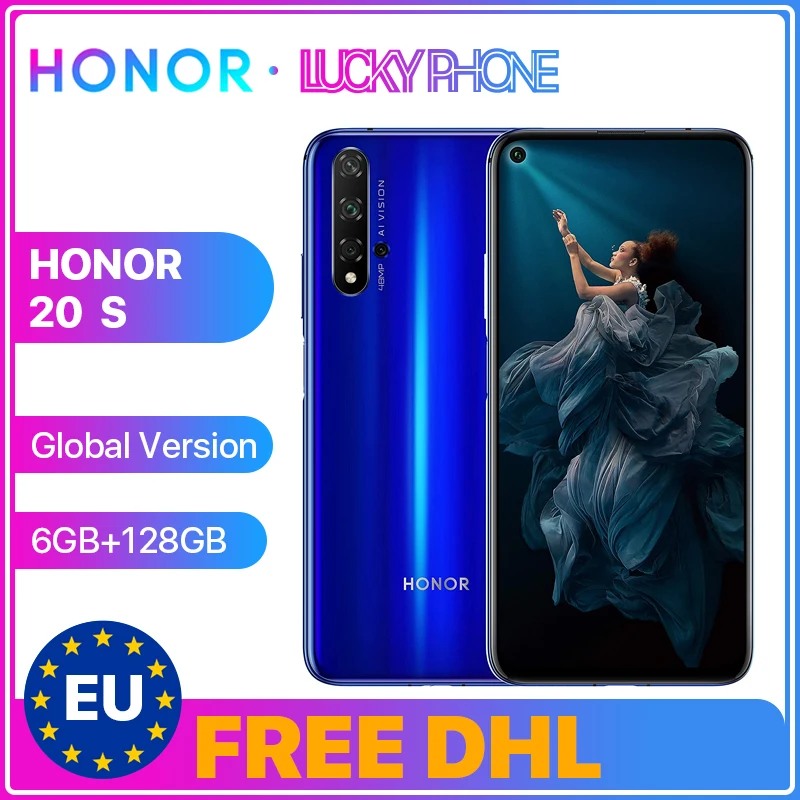 Смартфон Honor 20 S 6 ГБ 128 фронтальная камера 24 МП тройная 48 экран 15 дюйма | Мобильные