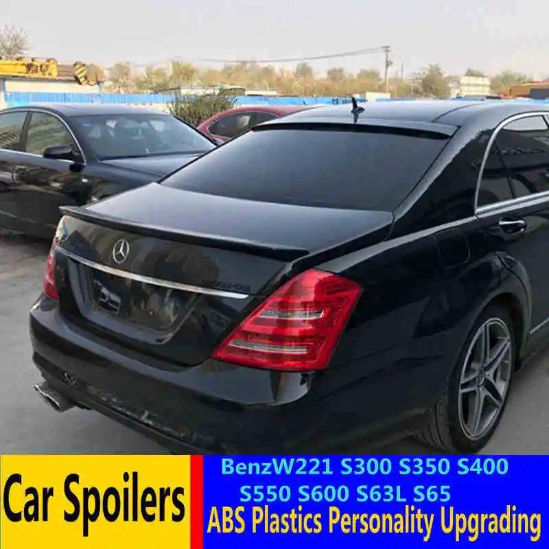 AMG Style Painted #0031 031 Chromaflair Metallic ABS Rear Wing IKON MOTORSPORTS Trunk Spoiler Compatible With 2007-2013 Mercedes Benz W221 S-Class Sedan