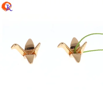 

Cordial Design 100Pcs 15*23MM Jewelry Accessories/Earring Connectors/Paper Crane Charms Pendant/Hand Made/DIY/Earring Findings