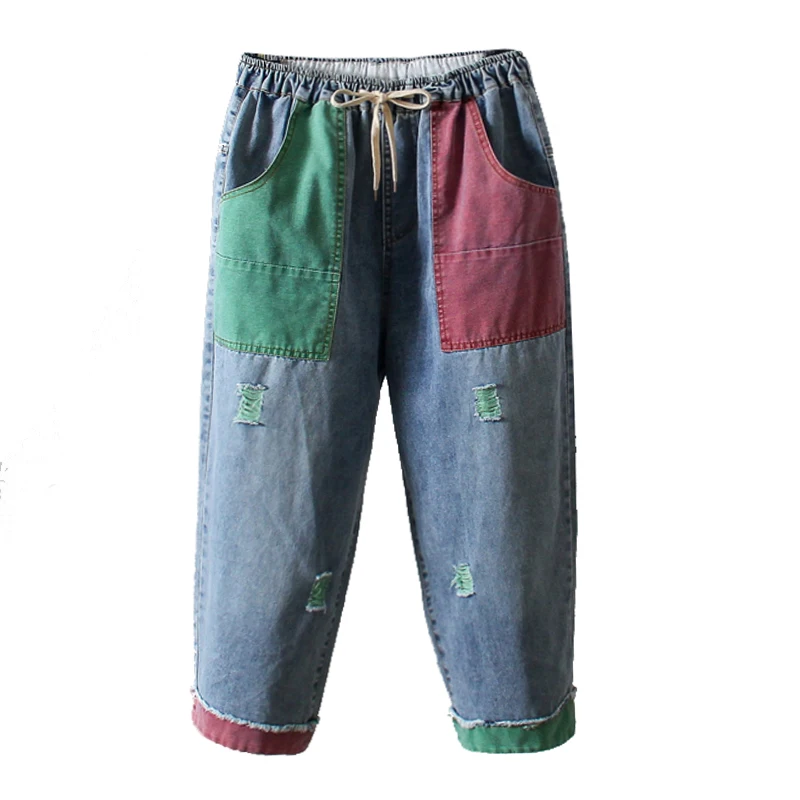 4XL New Summer Boyfriend Jeans For Women Fashion Loose Vintage High Waist Jeans Plus Size Jeans 5XL Pantalones Mujer Vaqueros