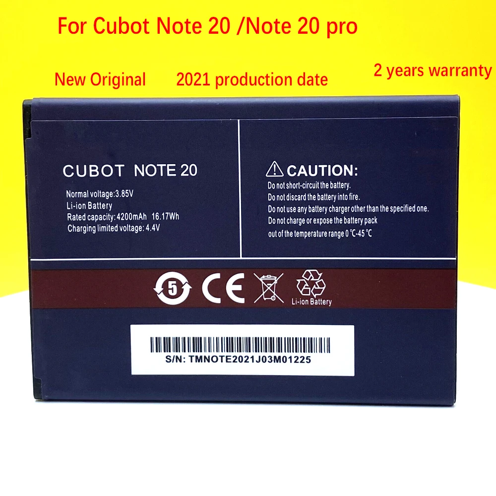 NEW Original Battery For CUBOT Note 20 /Note Pro Phone Latest Production High Quality Battery+Tracking Number | Мобильные телефоны