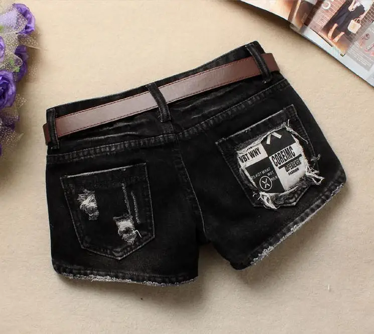 maternity shorts Autumn Denim Shorts For Women Sexy Mini Shorts Women'S Rivet Holes Jeans Low Waist Shorts Without Belt Ripped Denim Short J2305 burberry shorts