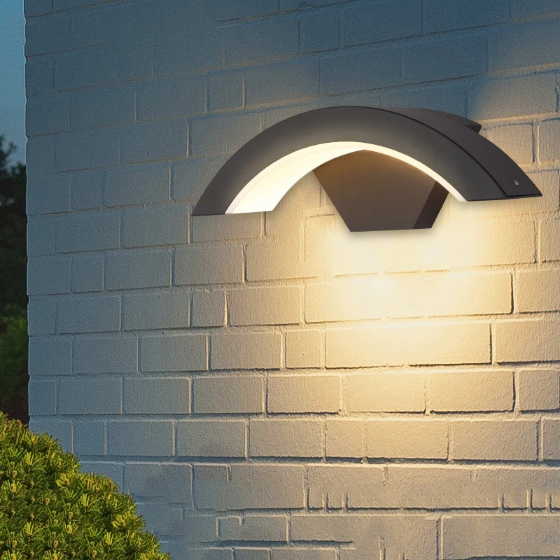 Наружный светодиодный настенный светильник водонепроницаемый современный