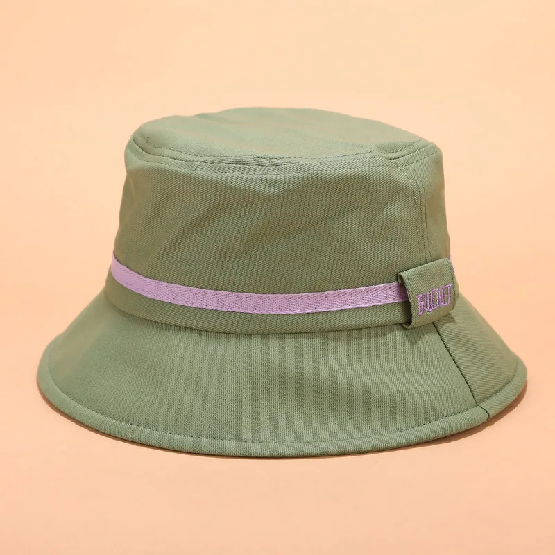 Fisherman's hat female summer small fresh hundred flat eaves cover washbasin cap tide student street sunshade hat