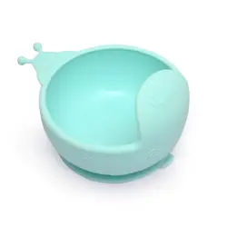 Безопасный легкий в форме улитки прочный BPA-free анти-скальдинг легко чистить малышей дуги всасывания грибообразное основание детская чаша