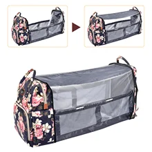 Berceau de voyage pliable, Station à langer, sac à couches, sac à dos, couffin pour bébés filles et garçons