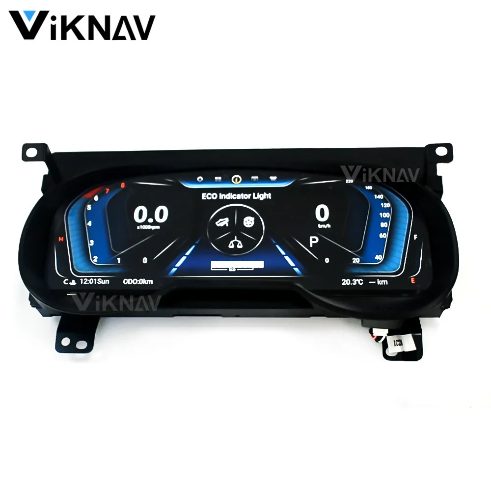 

Tesla style Android 9.0 Car LCD Meter instrument dashboard screen GPS Navigation For Toyota RAV4 2020 Multimedia player