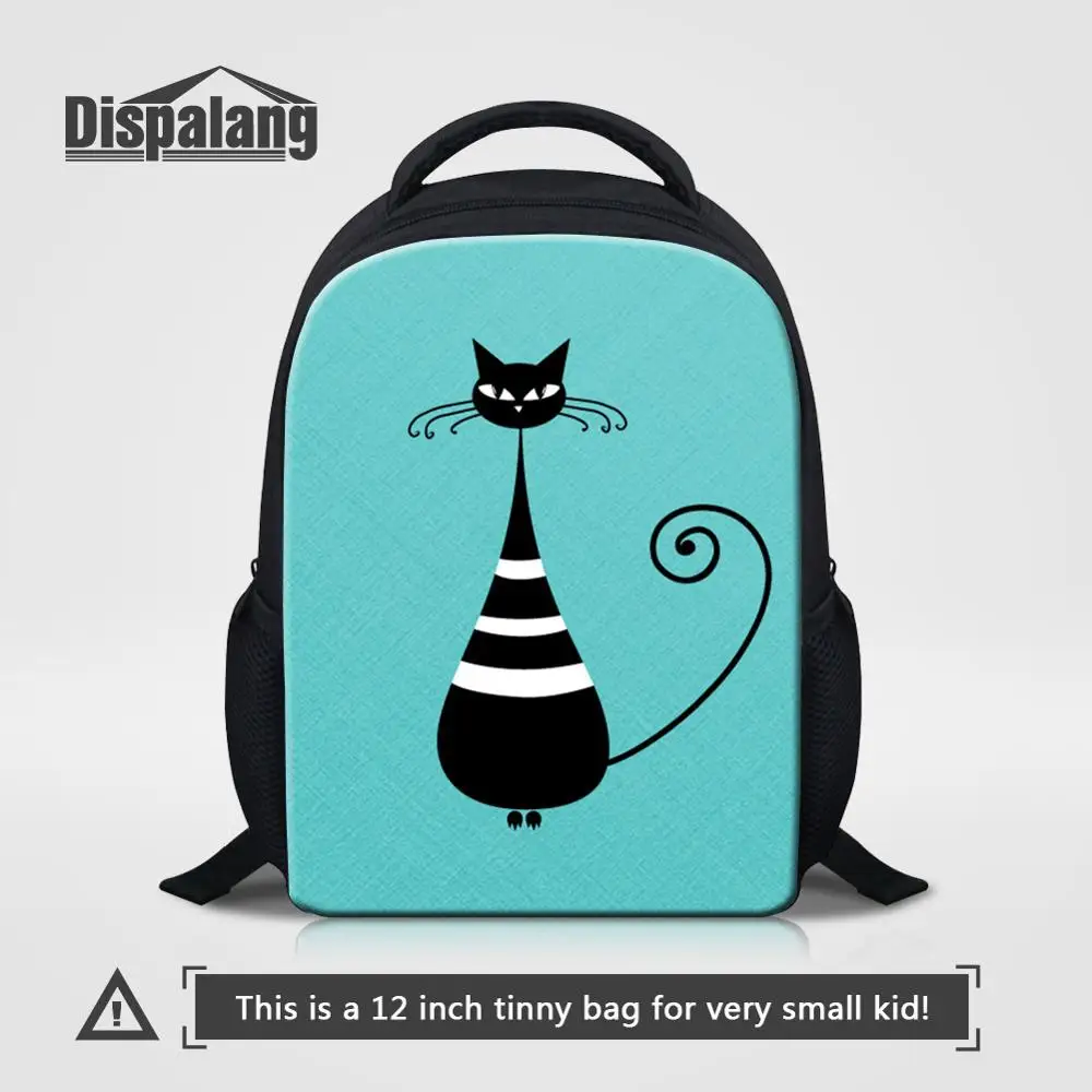 Backpack25 12 дюймов мини рюкзак для девочек полиэстер школьные сумки животные кошка печать детский сад Bookbags дети ежедневно рюкзак Sac Dos - Цвет: Backpack25