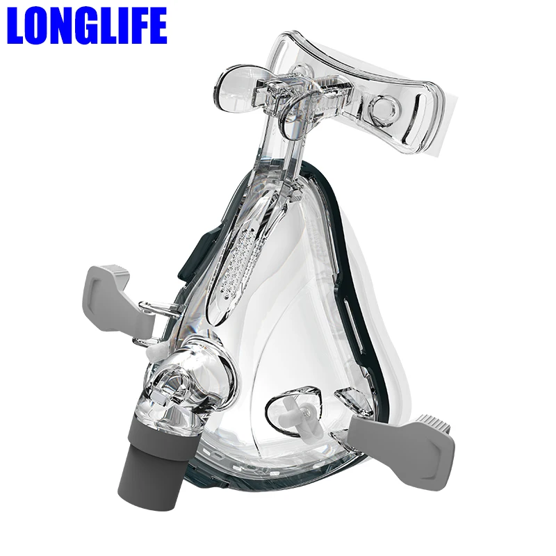 Полнолицевая маска LONGLIFE CPAP F1B Auto для предотвращения храпа и сна универсальная
