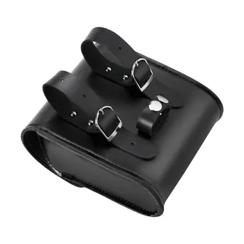 

Universal Motorcycle Bike Front Handlebar Tool Bag Luggage Saddle Bag Synthetic Leather Universal Motorcycle or Bike