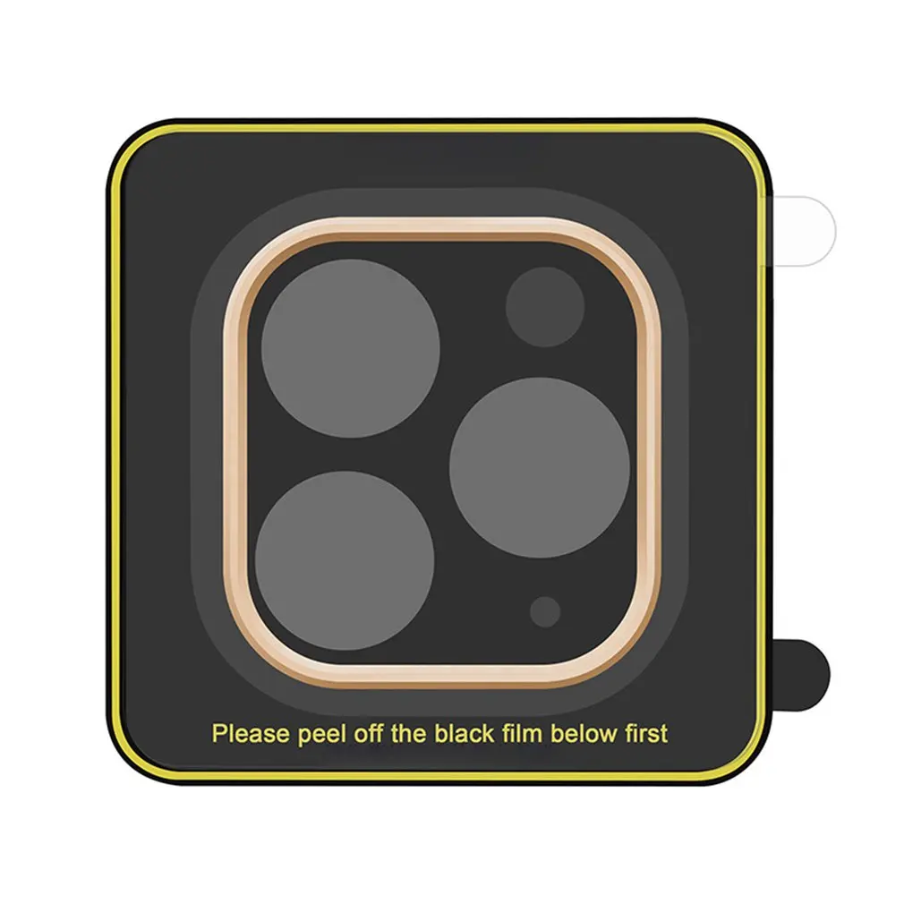 Чехол для задней камеры с полным покрытием для IPhone 11 Pro, чехол из титанового сплава с закаленным стеклом, защита для задней камеры - Цвет: For iPhone11 proI