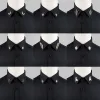 1 Pair Trendy Suit Shirt Collar Pin Tree Leaf Dragon Leopard Hollowed Triangle Crown Brooches For Men Women Daily Wear Accessory ► Photo 2/6