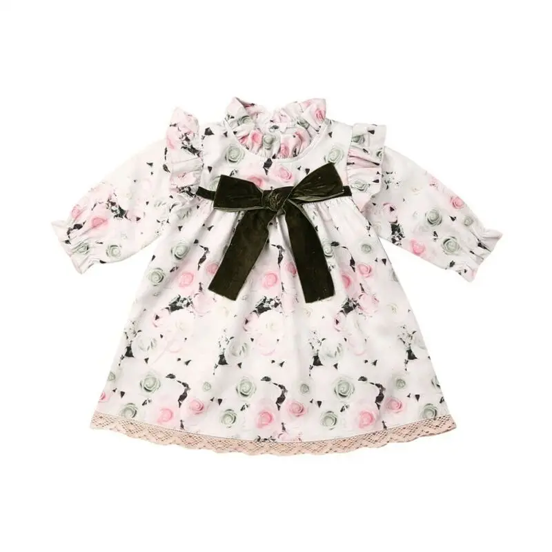 Коллекция 2019 года Брендовое платье принцессы для маленьких девочек милые