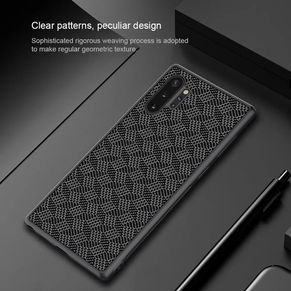 Для samsung Galaxy Note 10 Plus кейс чехол из углеродного синтетического волокна Жесткий чехол для samsung Note10 Plus Shell