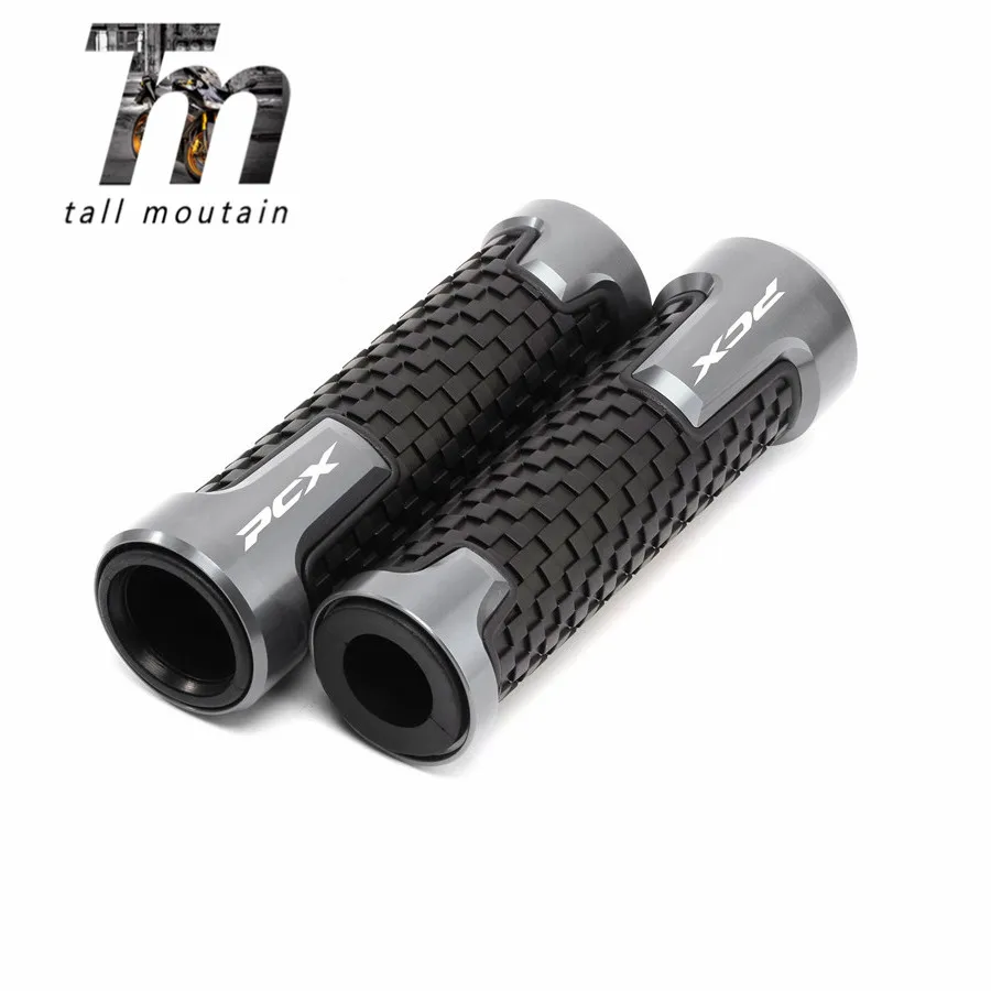 

Wheel Tire Valve caps Airtight Covers + Handlebar grips handle grip for Honda PCX 125 150 pcx125 pcx150 all years