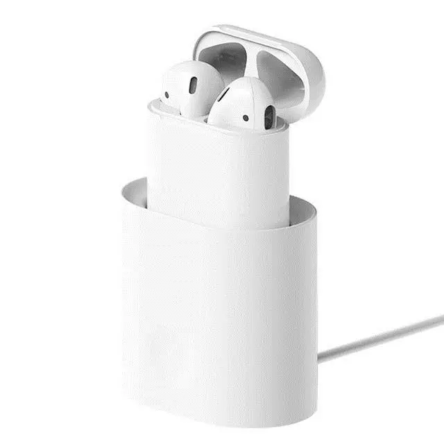 AABB-bluetooth-гарнитура, силиконовая подставка для зарядки, силиконовая защитная Подставка для зарядки, держатель для зарядной док-станции для Airpods