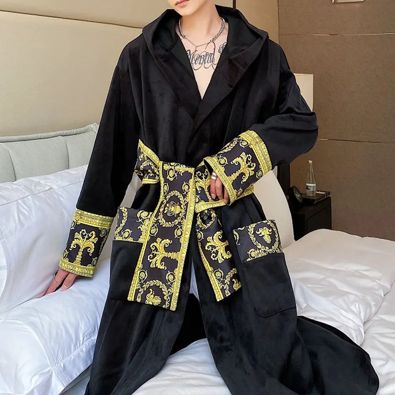 Velvet Robe Wearing Windbreaker  Velvet Nightgown Coat - Comfortable  Velvet Robe - Aliexpress