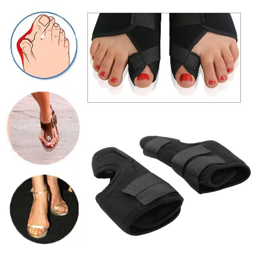Toe Separator Thumb Valgus Bunion Corrector Orthotics Feet Bone Thumb Adjuster Pedicure Sock Straightener Feet Care Tool