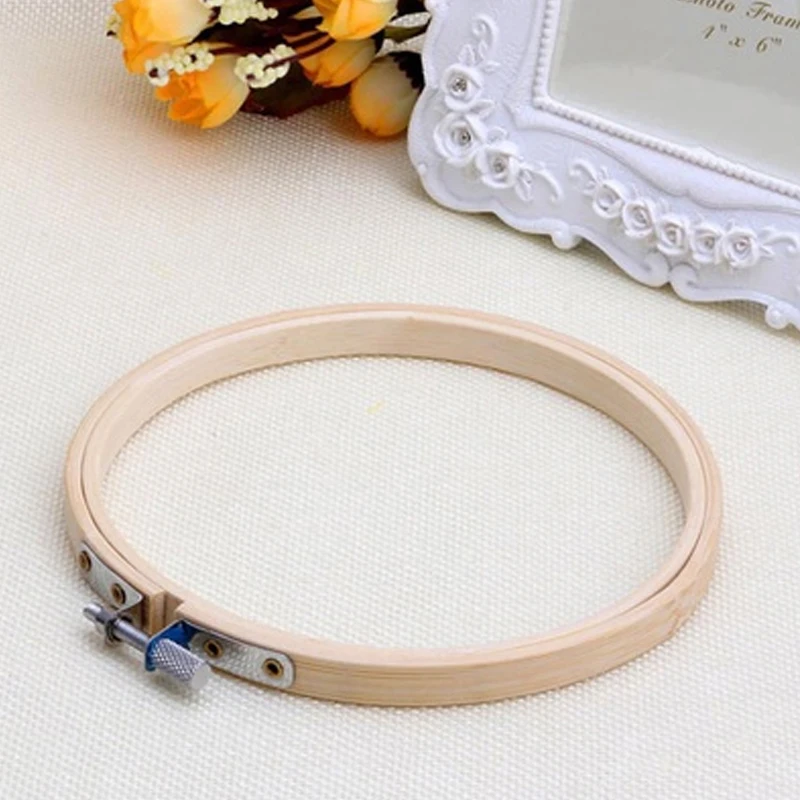 SOLEDI бамбуковый сплав Полезная круглая рамка Обучающие товары для дома Швейные художественные практичные пяльцы для вышивания своими руками ручная 20 см профессиональная