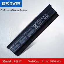 Аккумулятор SKOWER 5200mAh F681T для ноутбука Dell Alienware серии M15X P08G, замена D951T SQU-722 SQU-724 T780R 312-0210