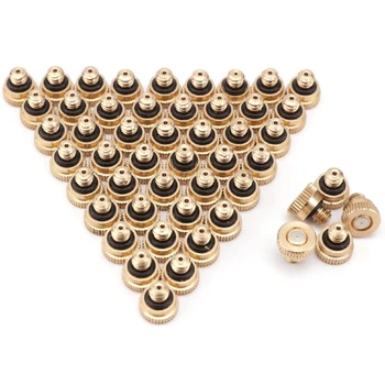 

0.m Brass Atomizing Nozzle, Used in the Garden Patio Lawn Dust Cooling System, 10/24 UNC (50 Pcs)