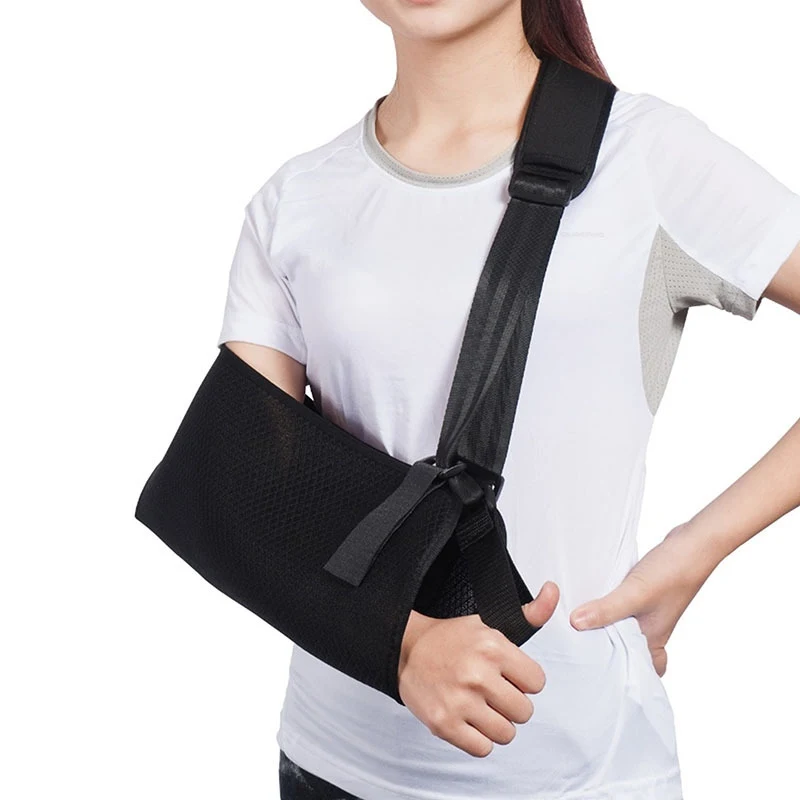 

Durable Universal Arm Sling Adjustable Elbow Brace Wrist Elbow Fracture Protector Dislocation Arm Support Medical Fixation Belt