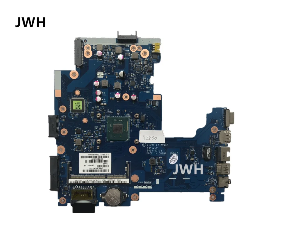 Для hp 14-r материнская плата N2830 LA-A995P 764050-001 764050-501 764050-601 тестирование работы |