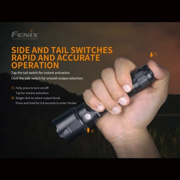 

2019 NEW Fenix TK22 V2.0 Max 1600 lumens Powered by a large capacity 21700 Li-ion battery hunting searching and traveling