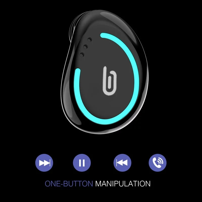 Ottwn Single Ear Bluetooth 5 0 Wireless Earphone Business Earphone Long Battery Life 150mAh Battery Capacity Headset with Mic