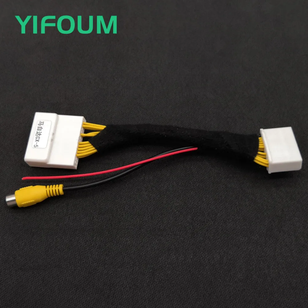 Оригинальный видеовход YIFOUM 28Pin переключатель реверсивная камера RCA адаптер