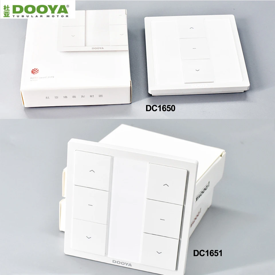 Dooya-controle Remoto para Motor de Cortina Elétrica Dooya Adesivo de Parede Dc1650 Dc651 Dc1653 Dual 15 Canais Dt52e Dt360e