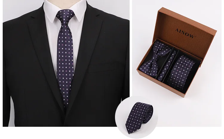 Для мужчин s обтягивающий Полосатый Цветочный 6 см галстук-бабочка квадратный галстук-бабочка комплект галстуков для свадебной вечеринки