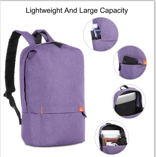 Рюкзак унисекс для мужчин и женщин, Спортивная Сумка для спортзала, дорожная школьная сумка - Цвет: Фиолетовый