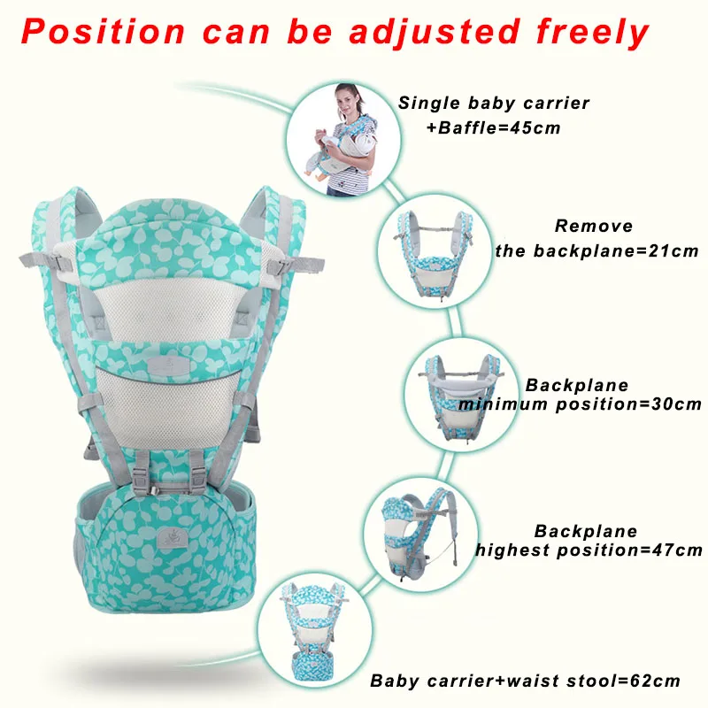 Ergonomics Kangaroo Carrier Baby Carrier Hipseat Breathable Portable Baby Backpack For Carring Children Wrap Infant Sling