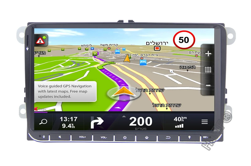 HD 9 дюймовый автомобильный радиоприемник 9 ''Android 9,0 Автомобильный gps навигатор DVD для VW Golf Polo Passat Beetle Touran Jetta для SKODA для сиденья