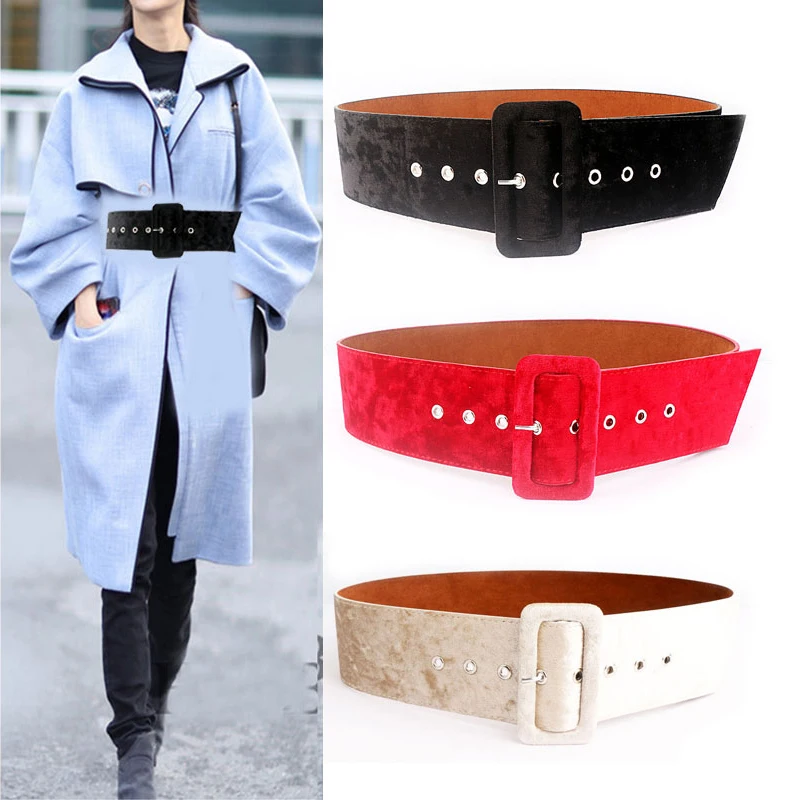 Plus size belt fashion wait corset belts for women black big wide dress