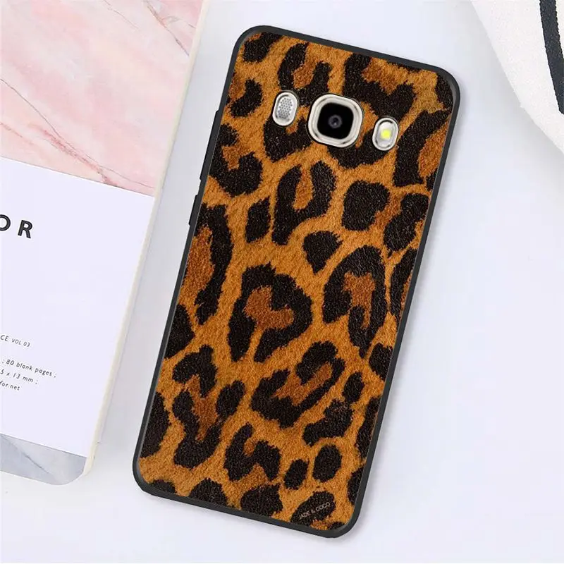 Yinuoda модные пальто с мехом, с леопардовым принтом чехол для телефона для samsung Galaxy J7 J6 J8 J4 J4Plus J7 DUO J7NEO J2 J5 Prime - Цвет: A5