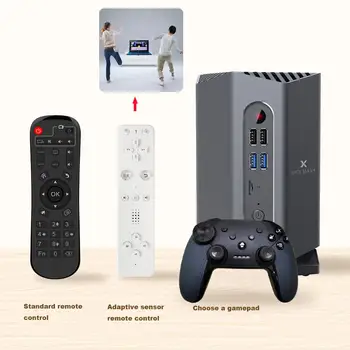

A95X MAX Plus Gaming TV Box Android 9.0 Amlogic S922X 4GB Media Player with Gamepad 4GB RAM/64GB ROM 2.4G 5G Remote Control