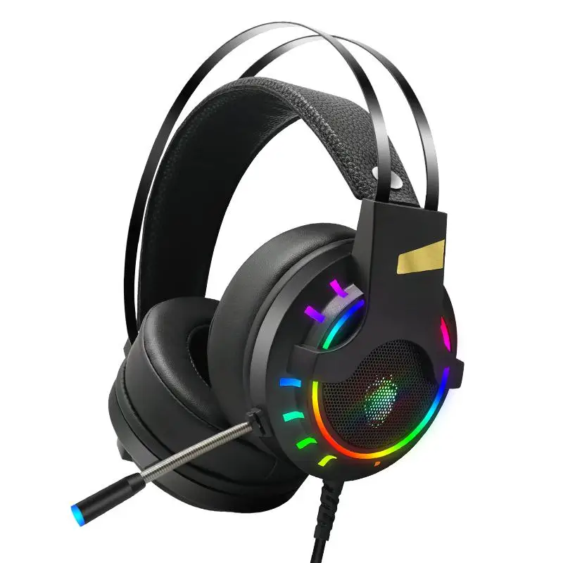 PUBG RGB Backlight Gaming Headset For Xbox One PC PS4 PS3 Laptop PC USB Port Stereo Noise Cancelling EarPhones Headphones