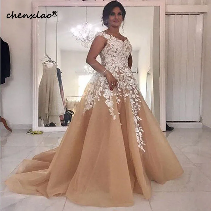 

Abendkleider Evening Dresses Long Prom Party Gown Applique Customized Evening Dresses Robe de soiree