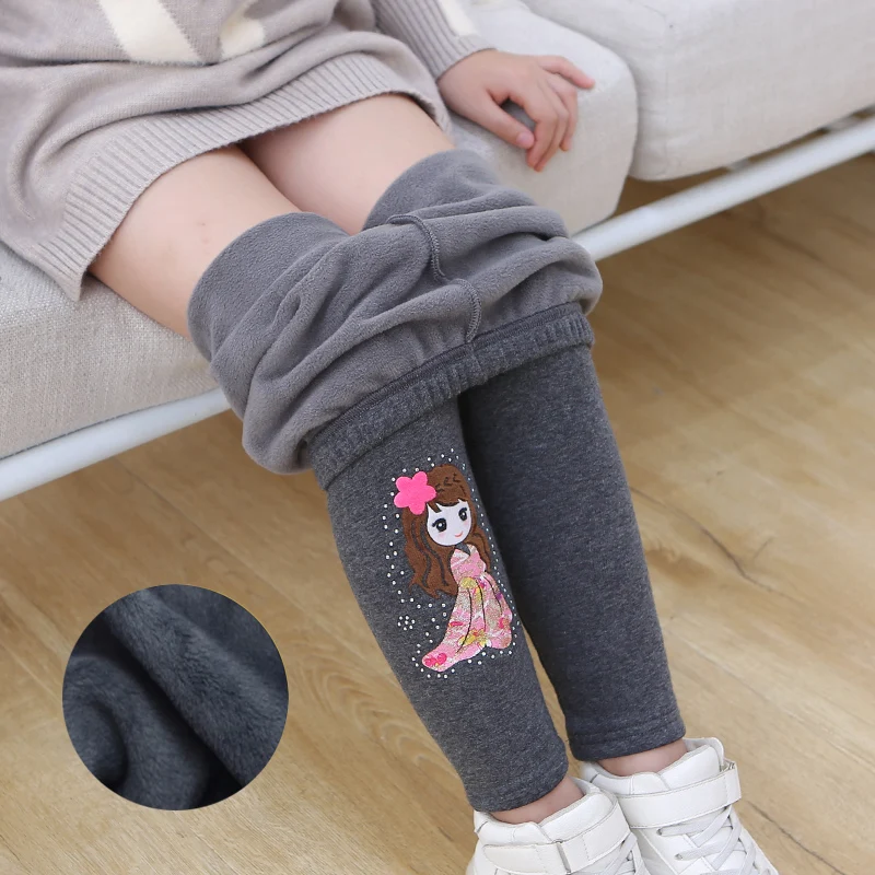 Toddler Baby Kids Girls Winter Warm Stretchy Pants Hosiery Leggings Trousers USA 