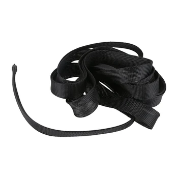 

5M long 30mm diameter nylon fabric hose braided hose cable protection elastic