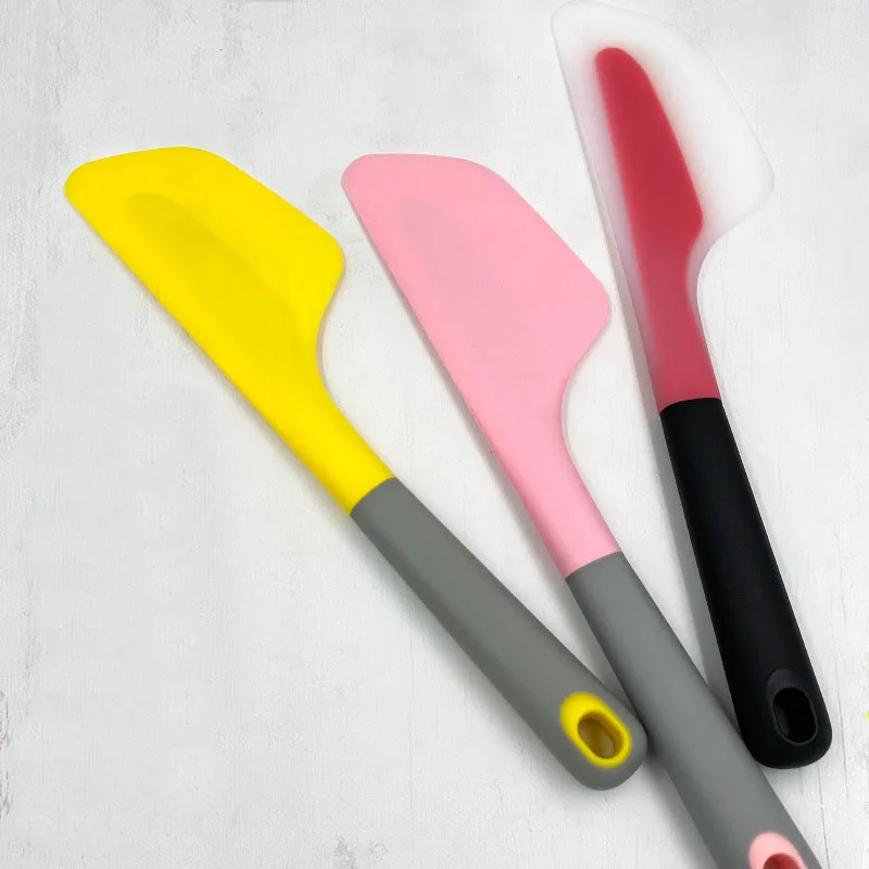 Food Grade Silicone Spatula Baking Cream Butter Scraper Dough Cutter Cake Knife Rubber Shovel Kitchen Pastry Tool | Дом и сад