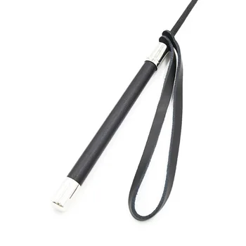 Fetish Double Layer Genuine Leather Riding Crops Spank Paddle Whip for Couples to Bdsm Bondage Slave Role Adult Game Sex Product 2