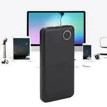 Мобильная мощность портативный углеродное волокно литиевая 10000mAh мобильный телефон с полимерным аккумулятором корпус с цифровым дисплеем